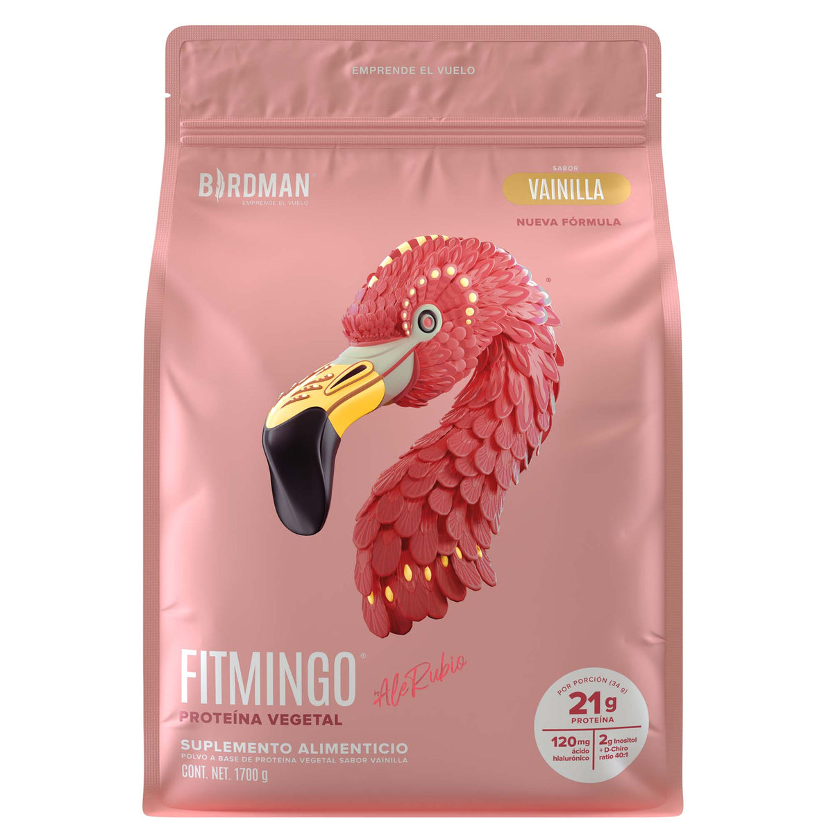 Fitmingo Protein Proteína en Polvo con Inositol & Vitaminas - Vainilla ...