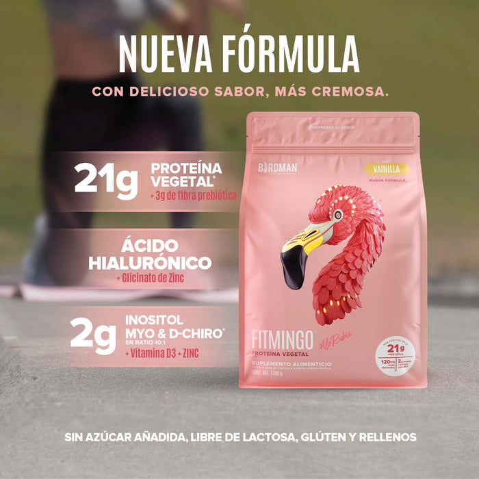 Fitmingo Protein Proteína en Polvo con Inositol & Vitaminas - Vainilla 1.7 kg