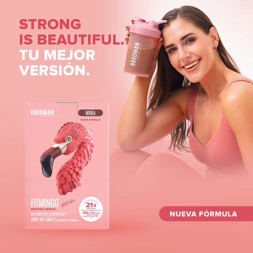 Fitmingo Protein Proteína en Polvo con Inositol & Vitaminas - Moka 10 pack sobres