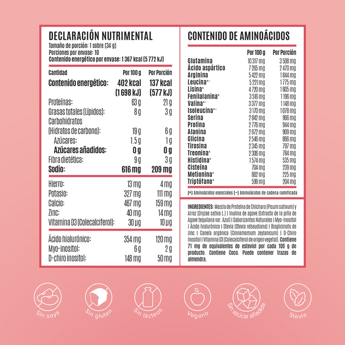 Fitmingo Protein Proteína en Polvo con Inositol & Vitaminas - Moka 10 pack sobres