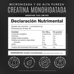 Creatina Monohidratada 450 g - 90 Servicios