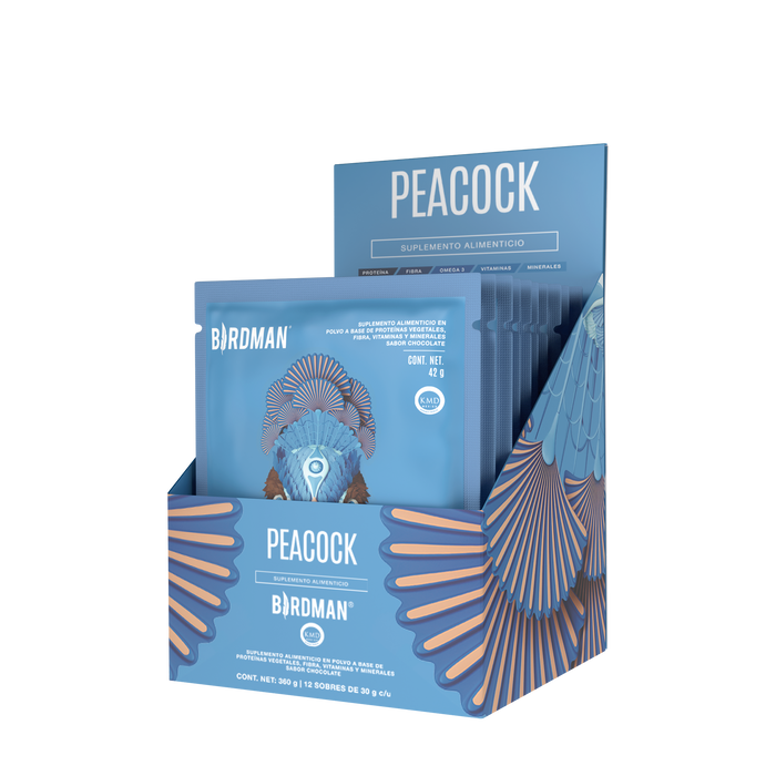 Peacock Plant Meal Coco-Vainilla 10 Pack Sobres pack