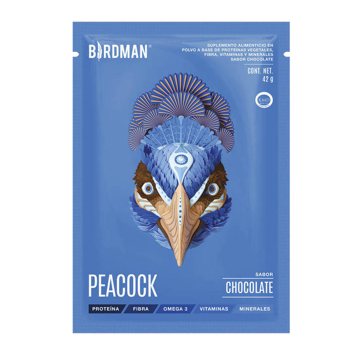 Peacock Plant Meal Chocolate 10 Pack Sobres