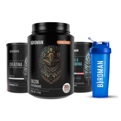 Performance Pack - Falcon Performance 1.140kg + Creatina + BCAAs + Shaker Bundle