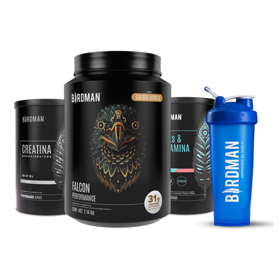 Performance Pack - Falcon Performance 1.140kg + Creatina + BCAAs + Shaker Bundle