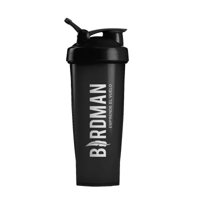 Botella Shaker Birdman Negro