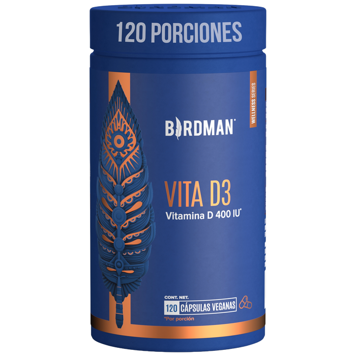 Vitamina D3 - 120 Cápsulas - 120 Porciones