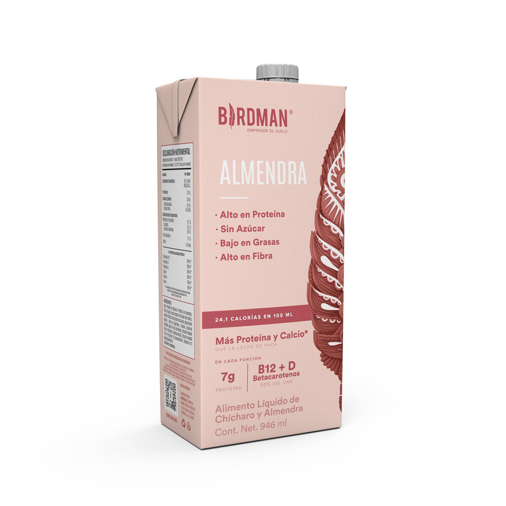 VidaBirdman - Bebida Plant Based Almendra 946 ml